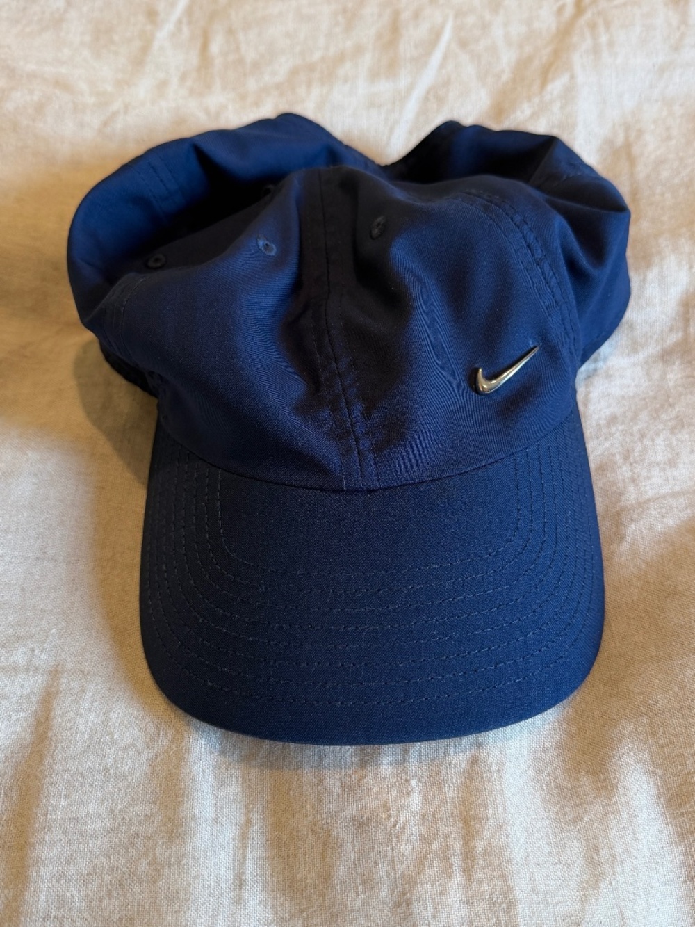 Nike Club Cap Navy Blue M/L Adjustable Swoosh Hat